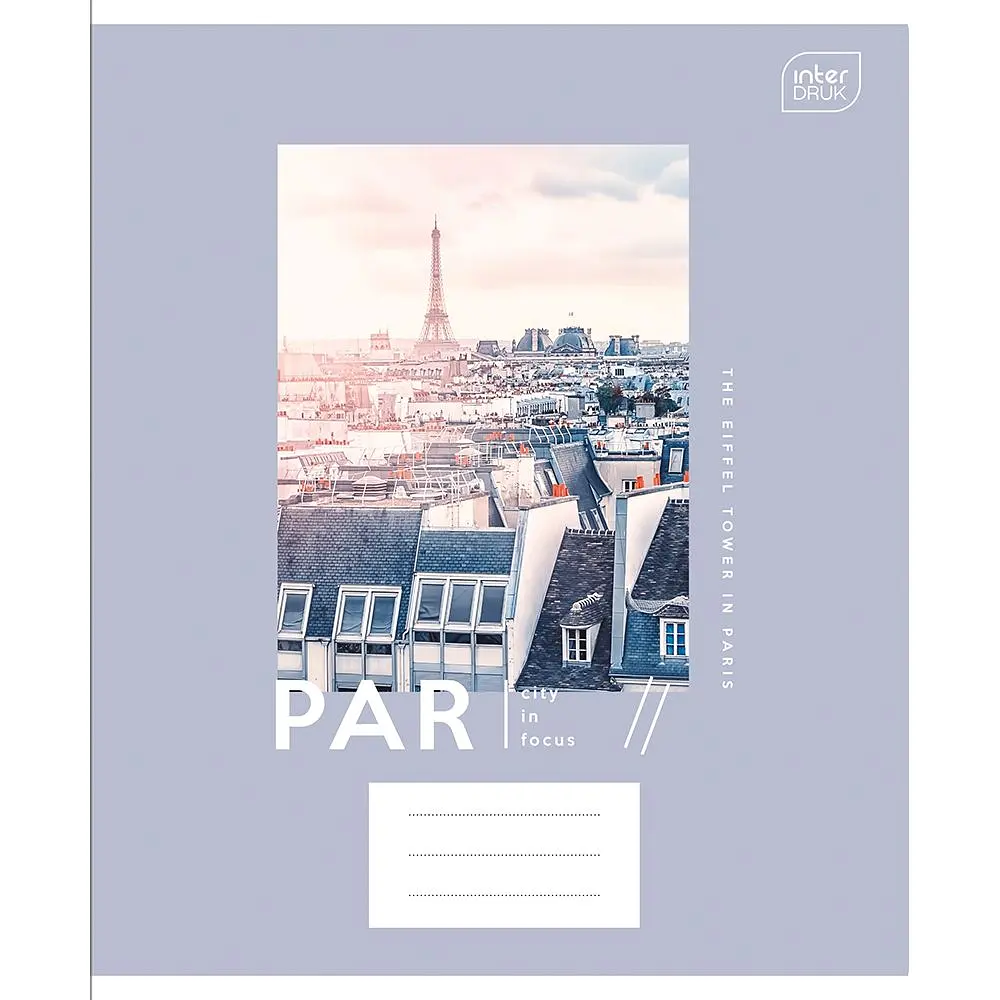 Набір зошитів Interdruk Premium City учнівських клітинка А5+ 60 аркушів 4 шт. (339515-4) - фото 2