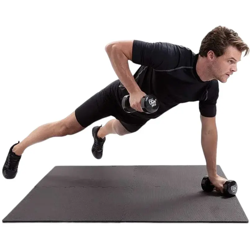 Мат-пазл York Fitness Floor Guard 1.2 см 4 части черный - фото 8