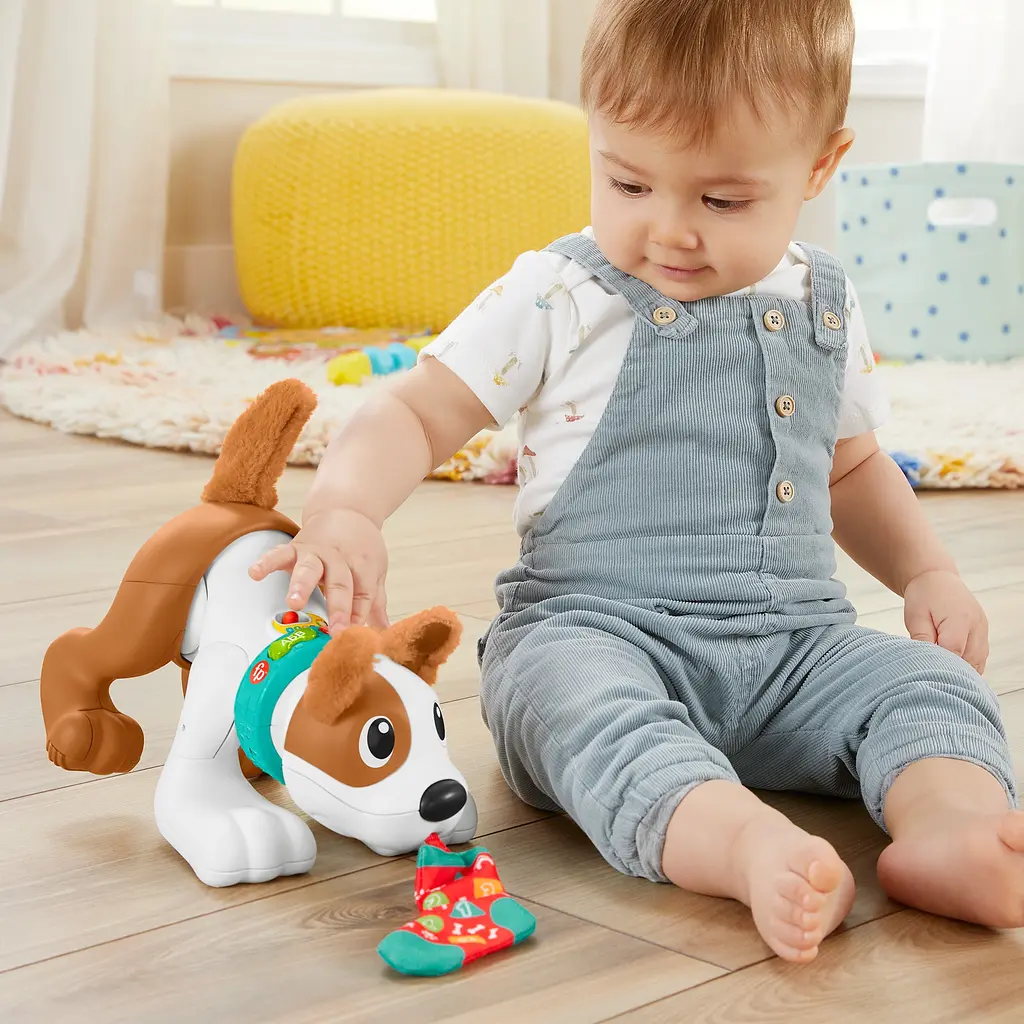 Интерактивная игрушка Fisher-Price Веселый щенок, укр. (HHH12) - фото 5