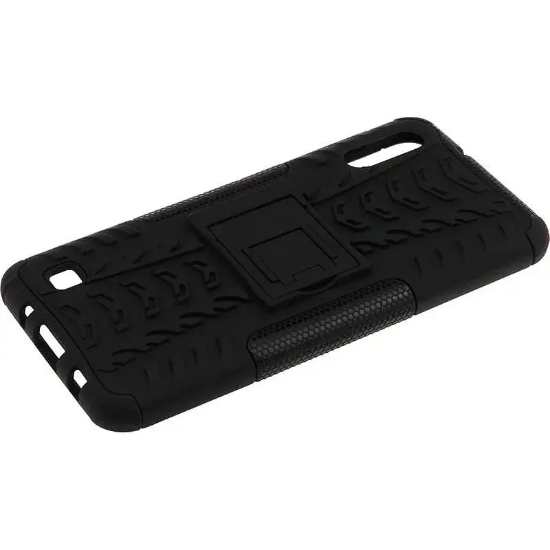 Чохол-накладка Toto Dazzle Kickstand 2 in 1 Case Samsung Galaxy A10 Black - фото 6