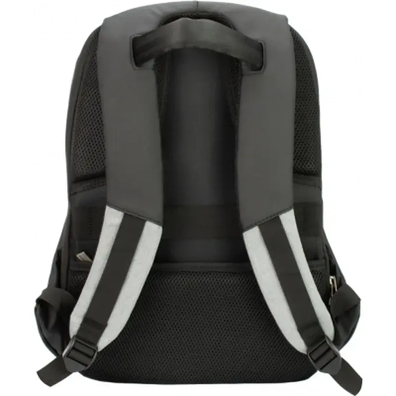 Рюкзак шкільний Optima 17" USB унісекс Сірий (O96914-03) - фото 2
