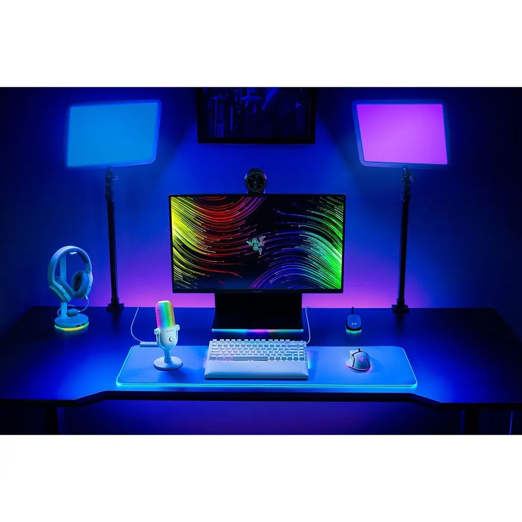 Мікрофон Razer Seiren V3 Chroma White (RZ19-05060200-R3M1) [107174] - фото 8