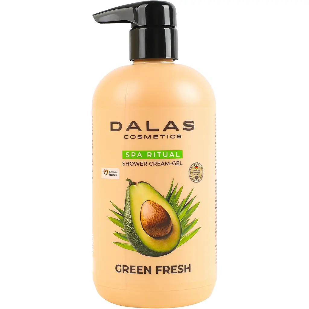 Крем-гель для душу Dalas Cosmetics SPA Ritual Green fresh 550 мл