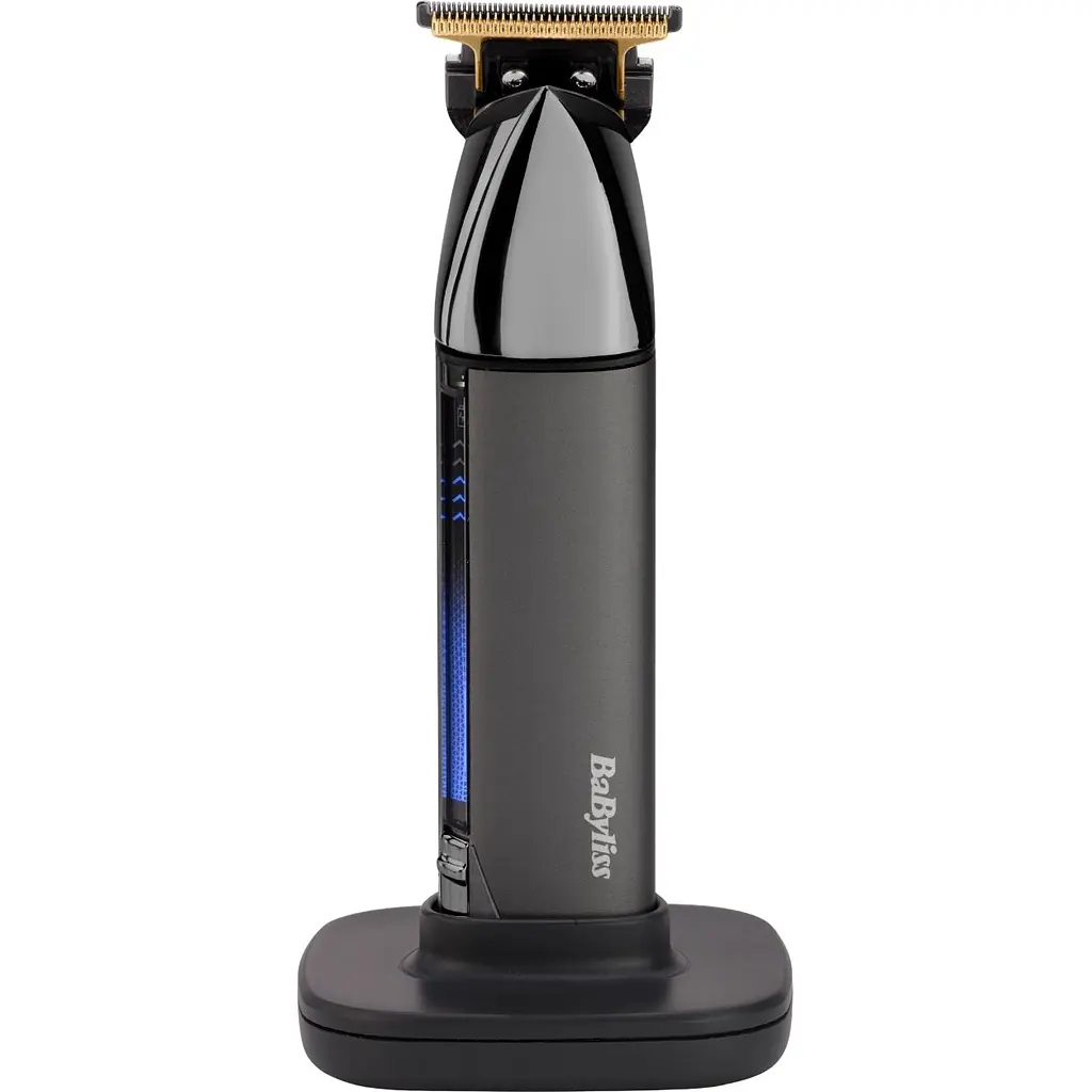 Тример Babyliss Super-X Metal Black Edition для вусів та бороди чорно-сірий (T991E) - фото 2