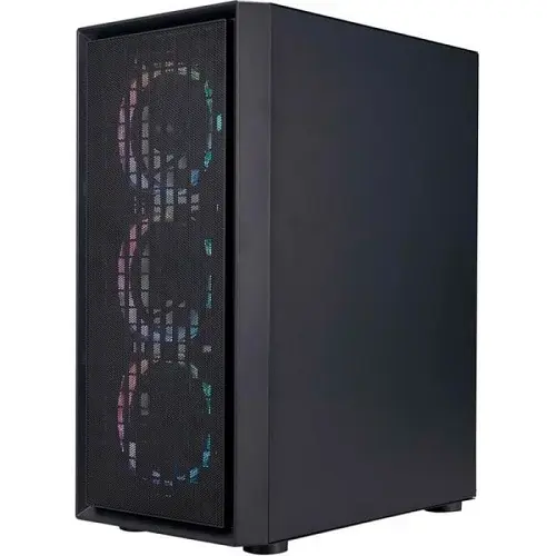 Корпус 1stPlayer Go6-BK-4FS7, Black, без БЖ, Midi Tower, ATX / Micro ATX / Mini ITX, 1xUSB 3.0 / 2xUSB 2.0, макс. CPU - 165 мм / VGA - 320 мм, 4x120 мм RGB, бічна панель із загартованого скла - фото 2