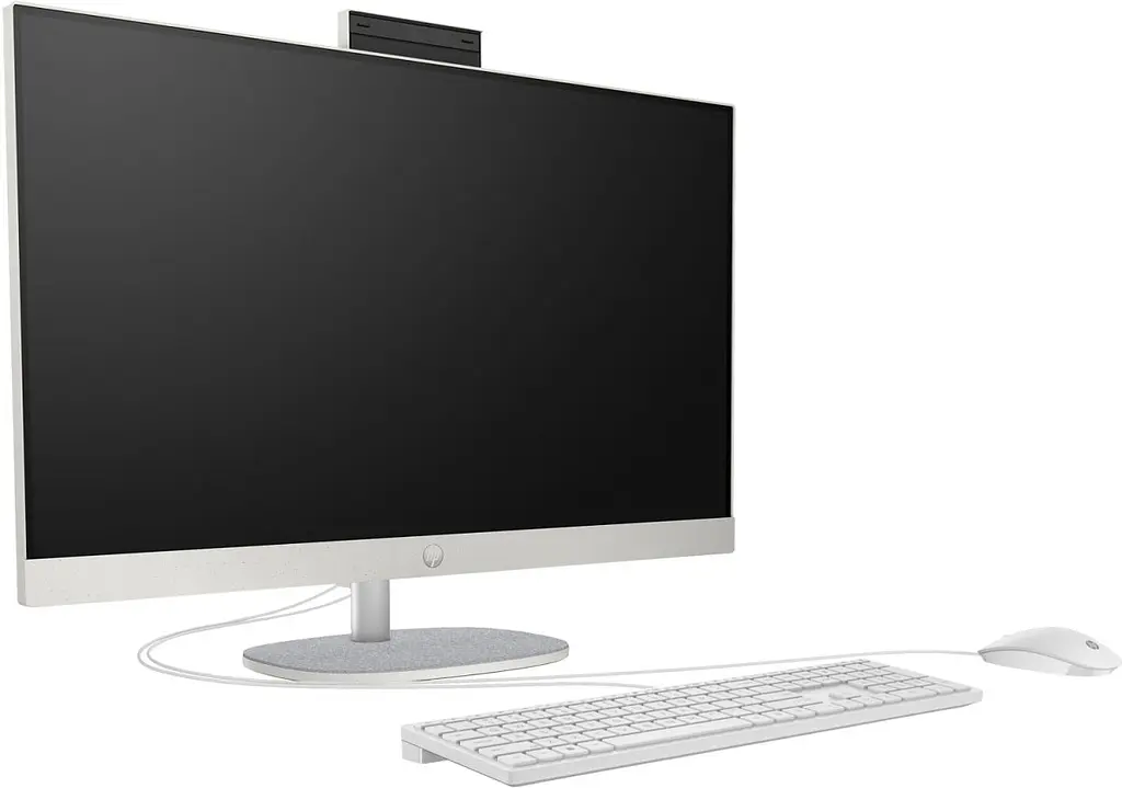 Моноблок 27 HP 27-cr0039ua AiO Ryz5 7520U/16Gb/SSD512Gb/WiFi/Cam/K&M/DOS/Shell White (A1QY1EA) - фото 4
