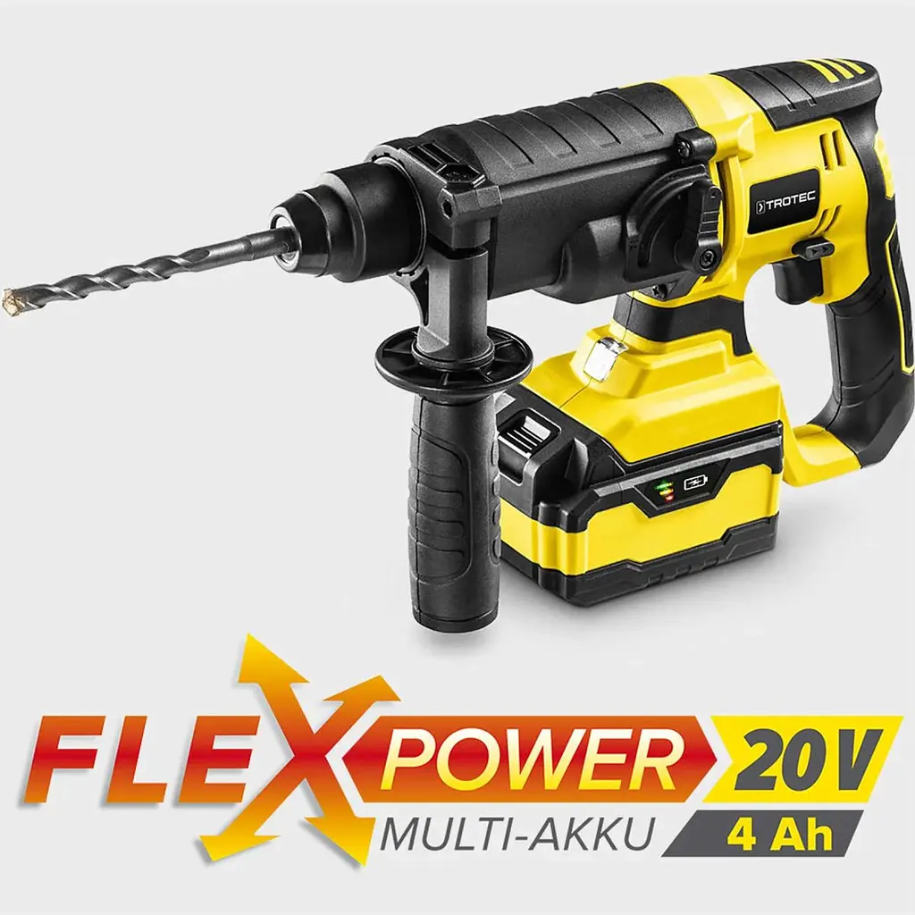Перфоратор акумуляторний Trotec PRDS 20-20V + кейс (4415000210) - фото 7