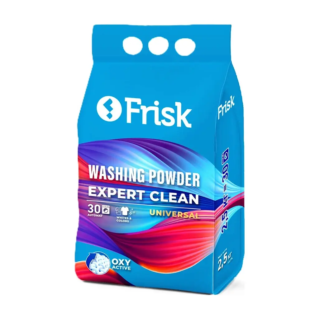 Пральний порошок Frisk Expert Clean Universal 2.5 кг (4820197121144)