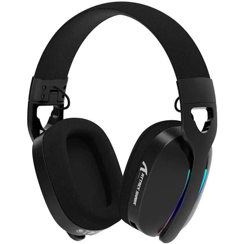 Ігрова гарнітура Attack Shark L90 Wireless,2.4GHz/Bluetooth/3.5mm PS4/PS5/Switch/Xbox/Mac/PC Black - фото 2