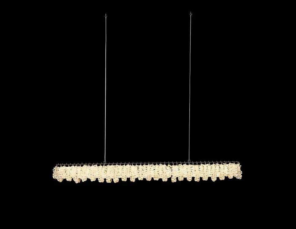 Люстра кришталева LED Splendid Ray L33038/850x50/1, 54W, хром/білий, сучасний стиль для дому - фото 3