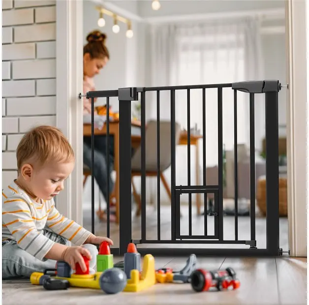 Бар’єр міжкімнатний-сходовий Tulano Guardian 2.0 Black 75-96 см - фото 2