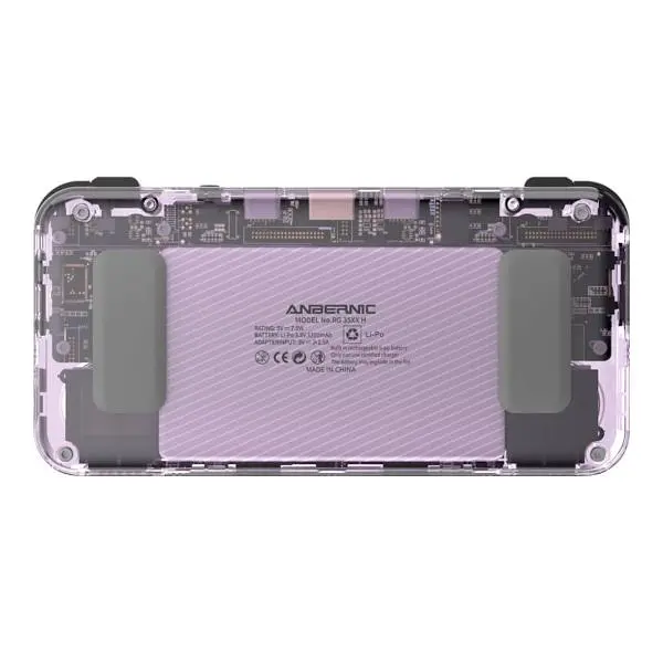 Игровая консоль Anbernic RG35XX H + 10000 Игр 64 ГБ Purple Transparent - фото 3