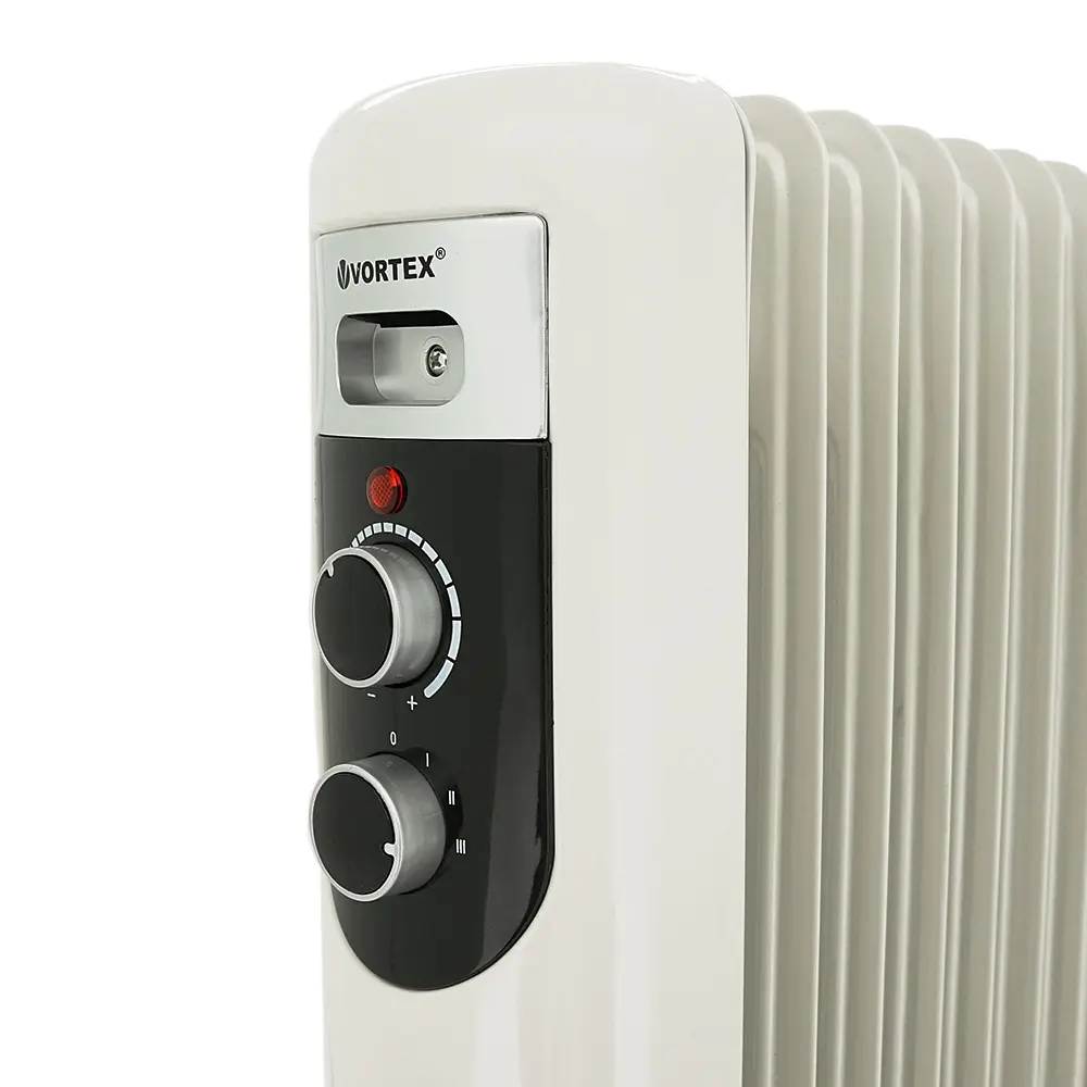 Радіатор масляний Vortex VO4220 9 ребер, 3 рівні потужності, 2000 Вт - фото 3