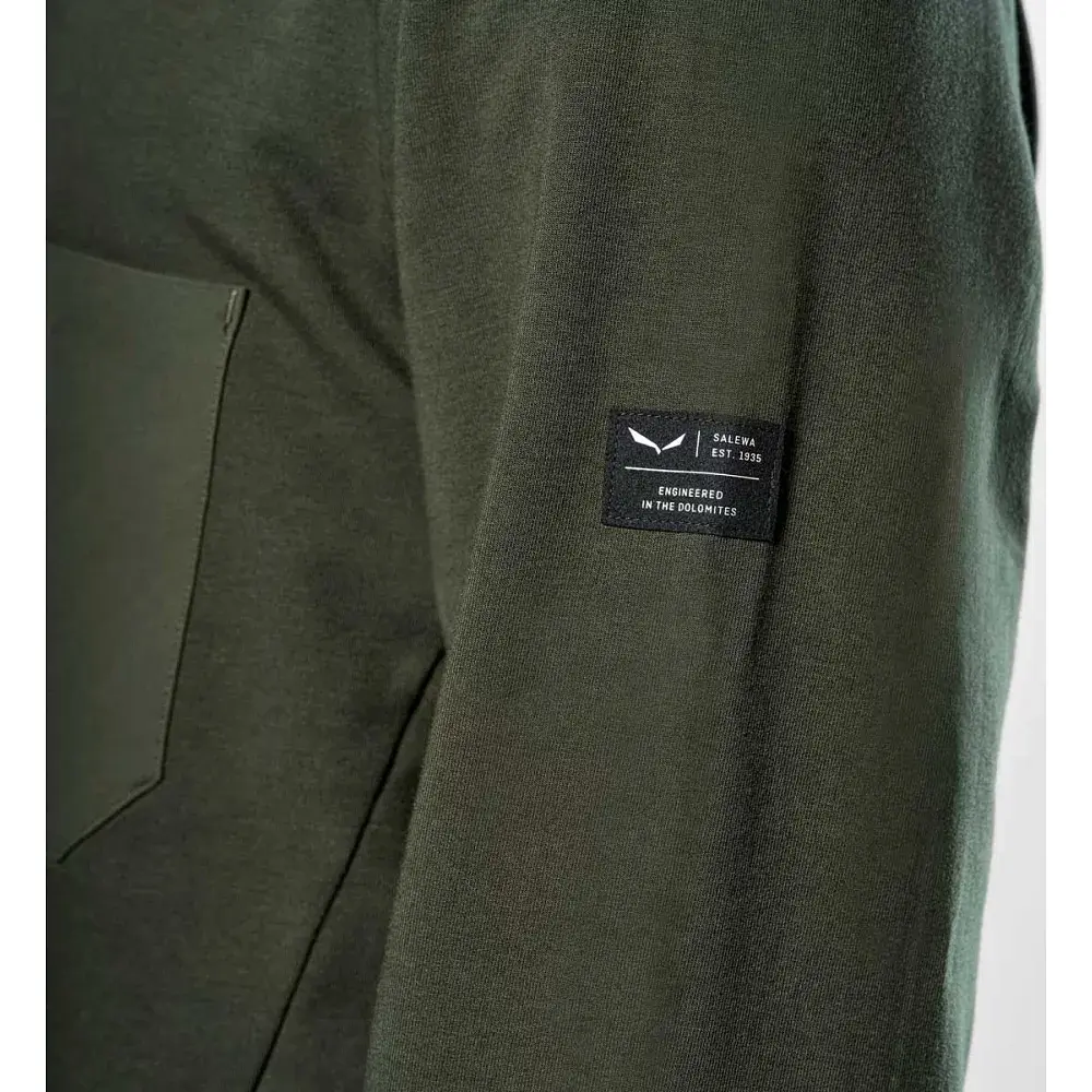 Светр Salewa Fanes Dry Pullover Men 48/M Olive - фото 4