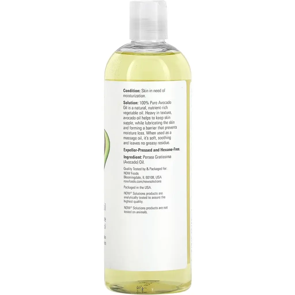 Олія авокадо Now Solutions Avocado Oil 473 мл - фото 2