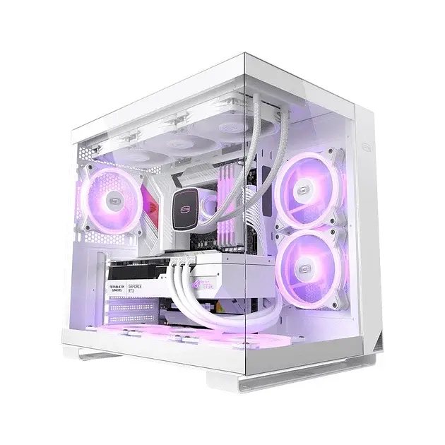 Корпус PCcooler CPS білий ATX/Micro ATX/Mini-ITX без БП (LxWxH)415x295x368мм/468*378*514мм (C3 T500 ARGB WH)