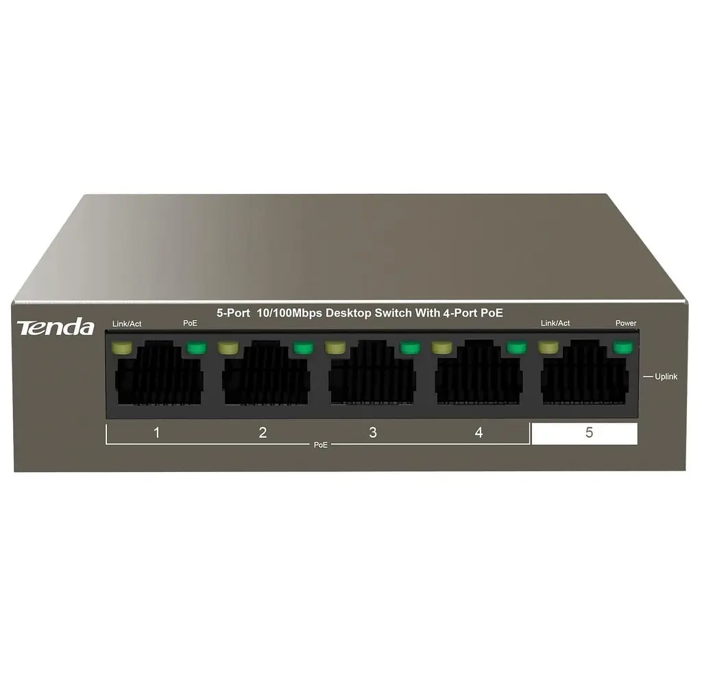Комутатор Tenda TEF1105P-4-38W (TEF1105P-4-38W) - фото 2