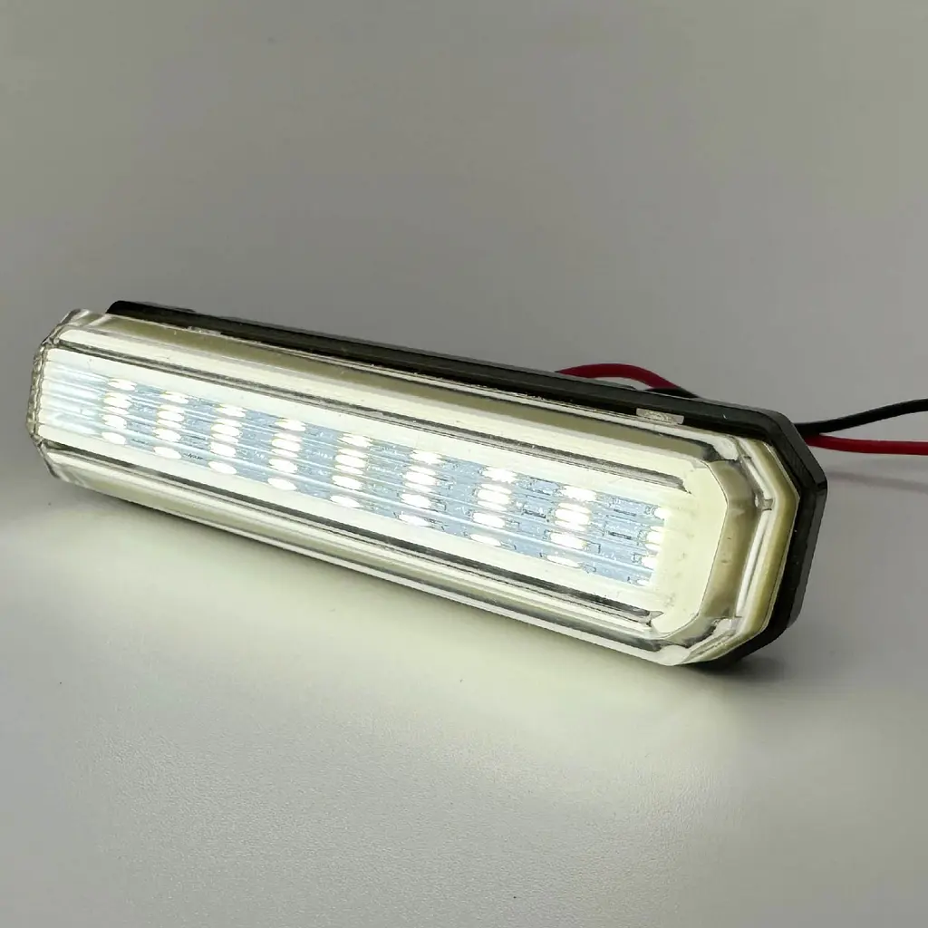 LED Габарит Thoc Auto 85 х 20 мм 12/24V 9 діод Неоновий Білий (ТН-950) 1 шт. - фото 3