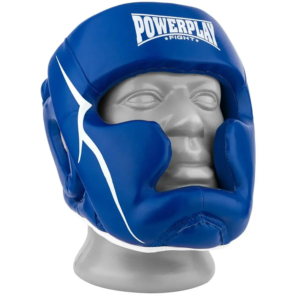 Боксерський тренувальний шолом Power Play 3100 PU, синій - XS тренувальний
