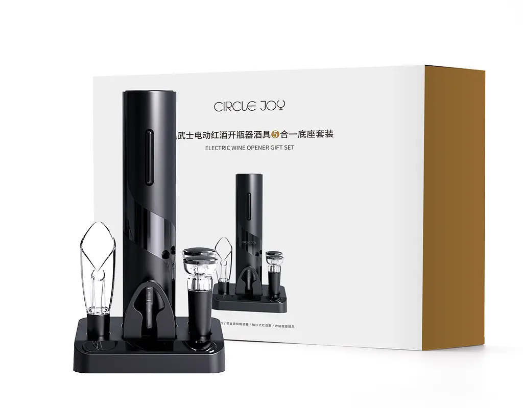 Винний набір Xiaomi Circle Joy Electric Wine Opener Gift Set 5 в 1 (CJ-TZ08) - фото 2