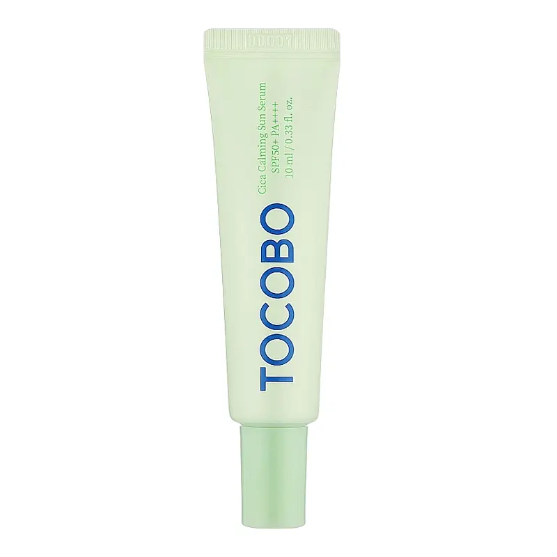 Сироватка сонцезахисна зволожуюча для чутливої шкіри Cica Calming Sun Serum Deluxe SPF50+ PA++++ Tocobo 10 мл