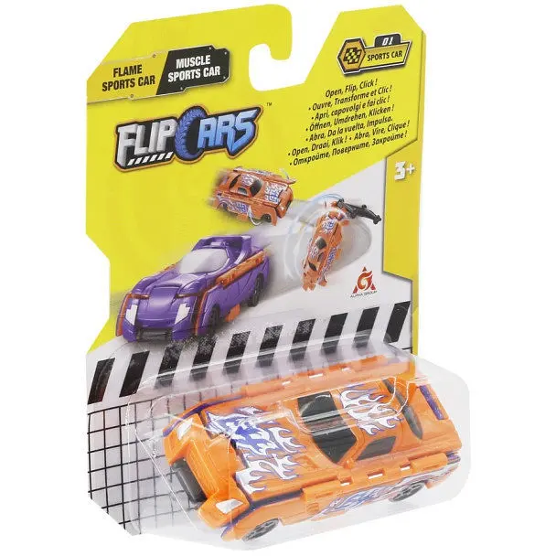 Машинка-трансформер Flip Cars 2 в 1 Спорткари Вогняний спорткар і Потужний спорткар EU463875B-01 - фото 5