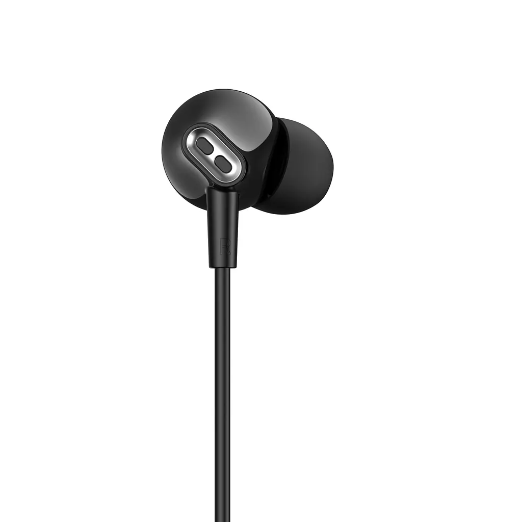 Вакуумні навушники з мікрофоном HAVIT E305P Black HAVIT (28703-000) - фото 3