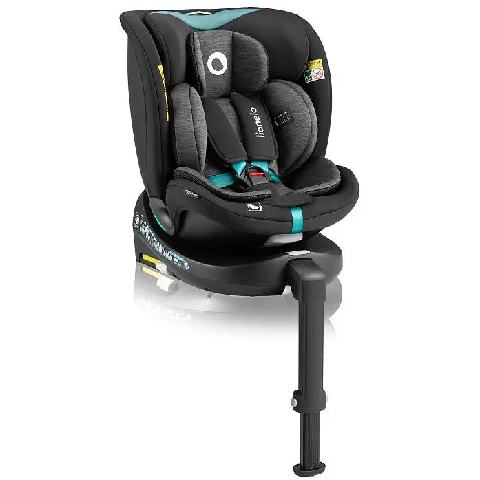 Автокресло Lionelo Navy I-Size black turquoise (LO-NAVY I-SIZE BLACK TURQUOISE) - фото 4