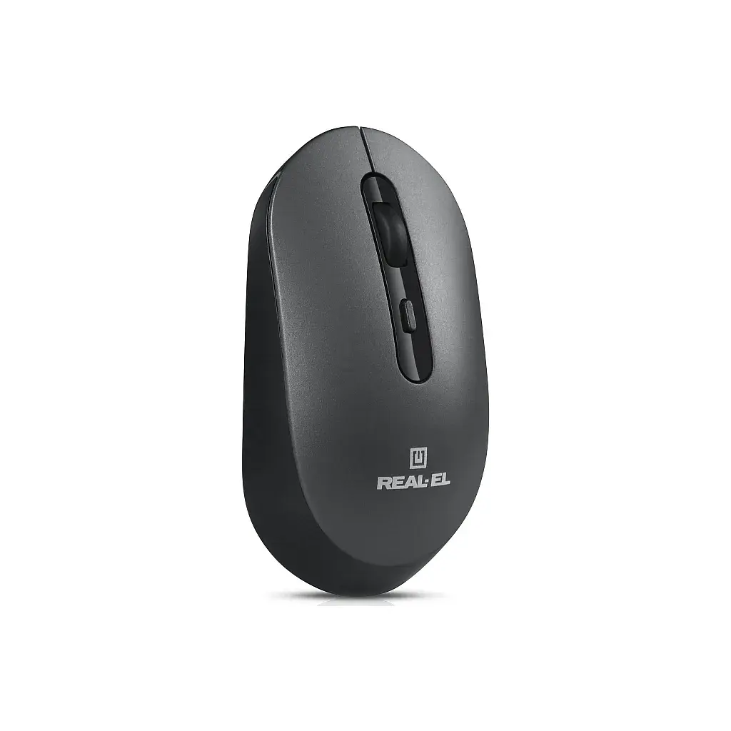 Мишка REAL-EL RM-470W Wireless/Bluetooth Dark Gray (EL123200049) - фото 6