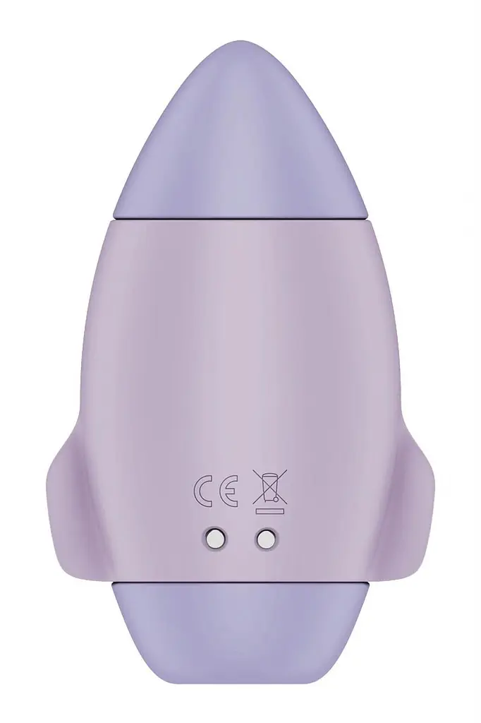 Вакуумный стимулятор клитора с вибрацией Satisfyer Mission Control фиолетовый - фото 3