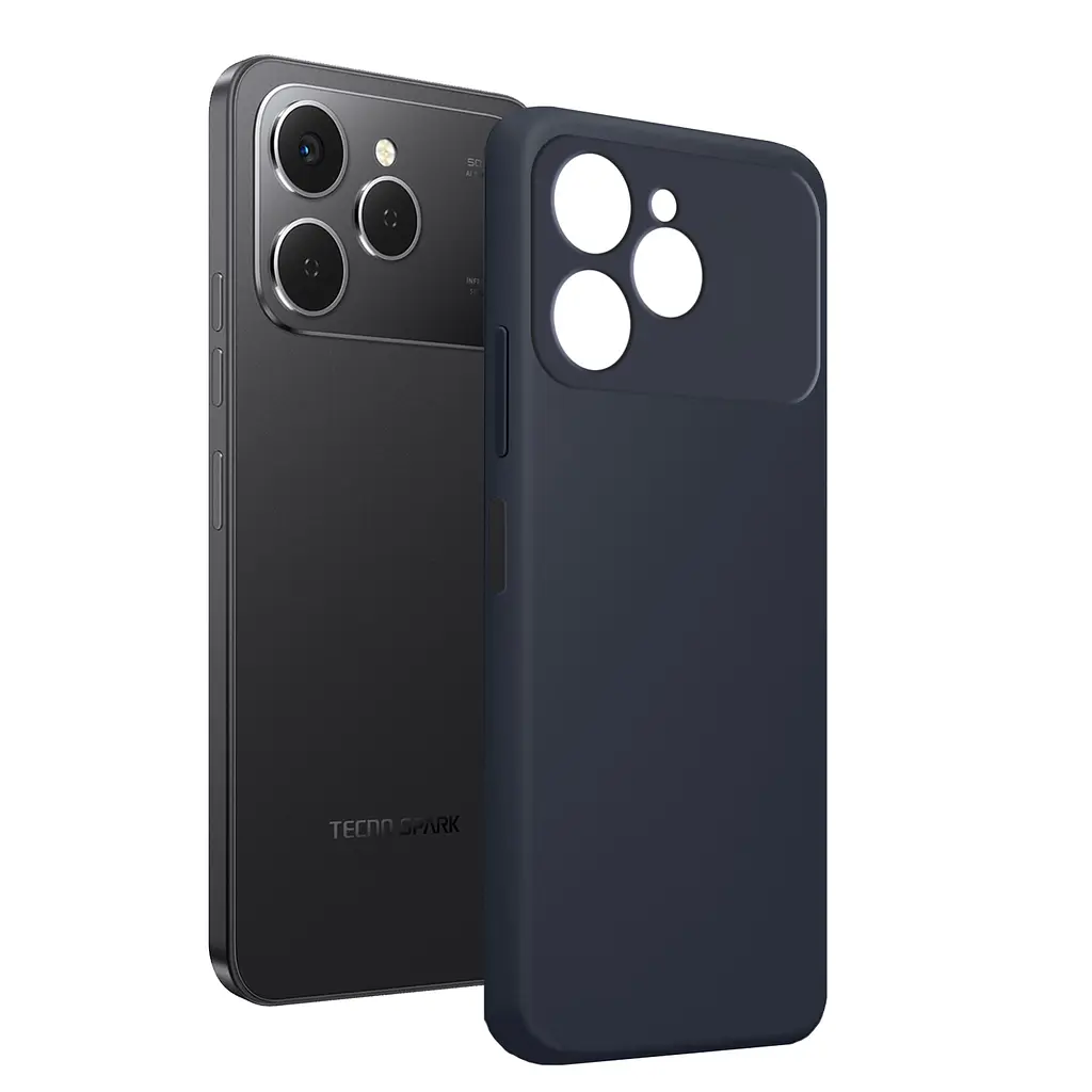 Чохол MAKE Tecno Spark 40 Silicone Ink Black - фото 4