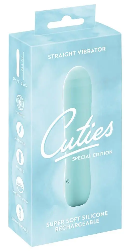 Вибратор Cuties Softies Mini 16.4 см мятный - фото 6