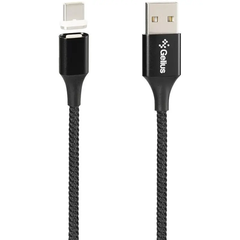 USB кабель Gelius Pro Magenta Transfer GP-MC-03m MicroUSB Black - фото 4