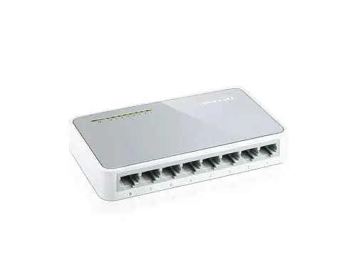 Комутатор TL-SF1008D, White/Gray, 8-портовий, 10/100 Мбіт/с TP-Link teh0028240 - фото 4