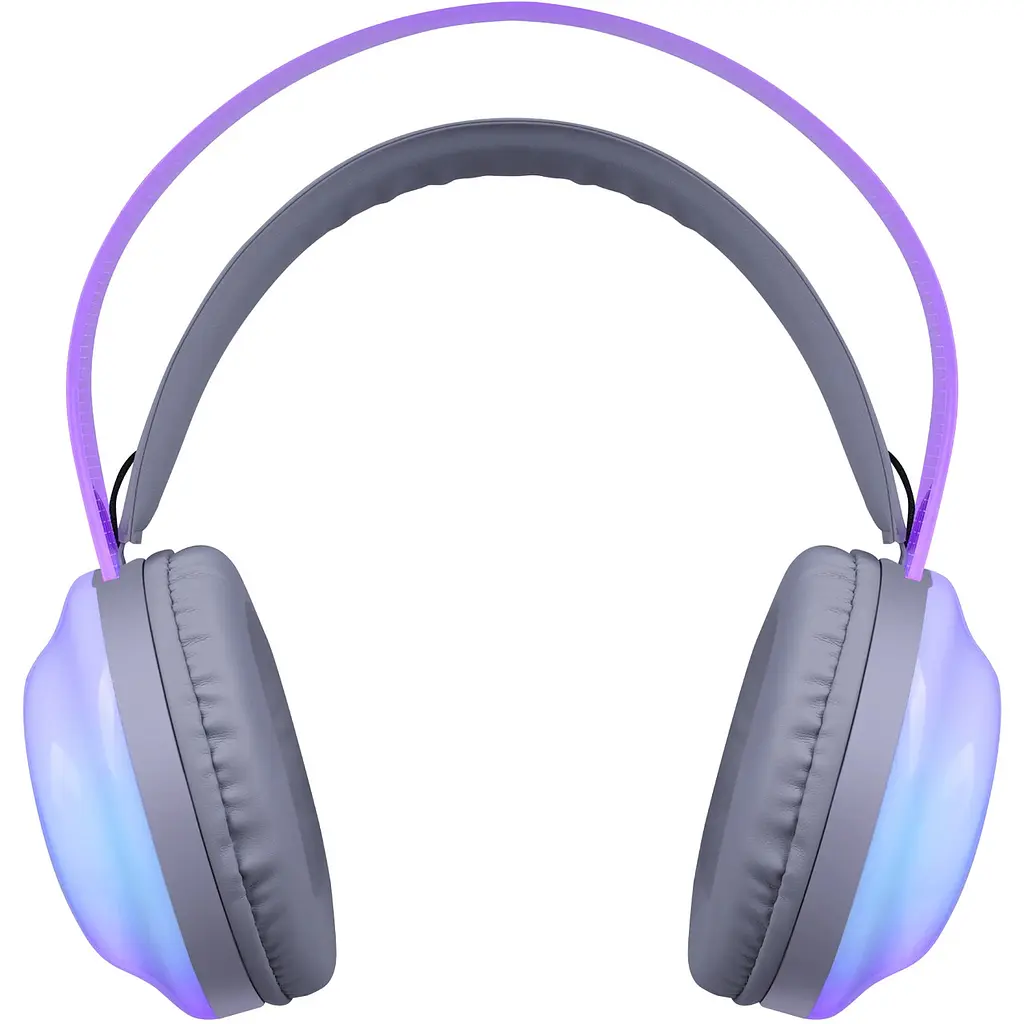 Бездротові навушники Defender FreeMotion B651 Bluetooth+3,5мм+USB-C, RGB Білий - фото 2