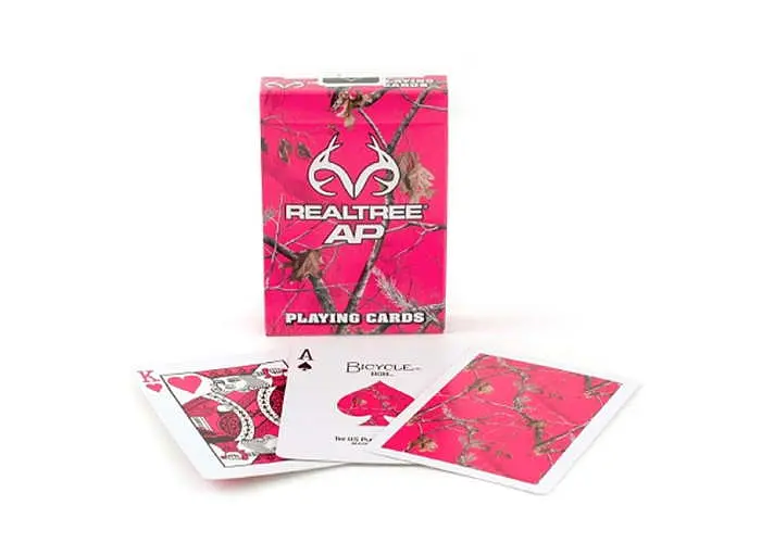 Карты игральные United States Playing Card Company Bicycle REALTREE AP (pink) (02125) - фото 4