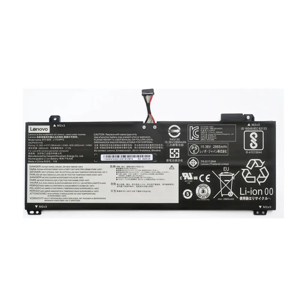 Акумулятор до ноутбука Lenovo IdeaPad S530 L17C4PF0, 2964mAh (45Wh), 4cell, 15.36V, Li-ion (A47803)