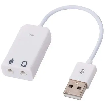 Звуковая карта 7.1 USB QTS-005A White (16162) - фото 2
