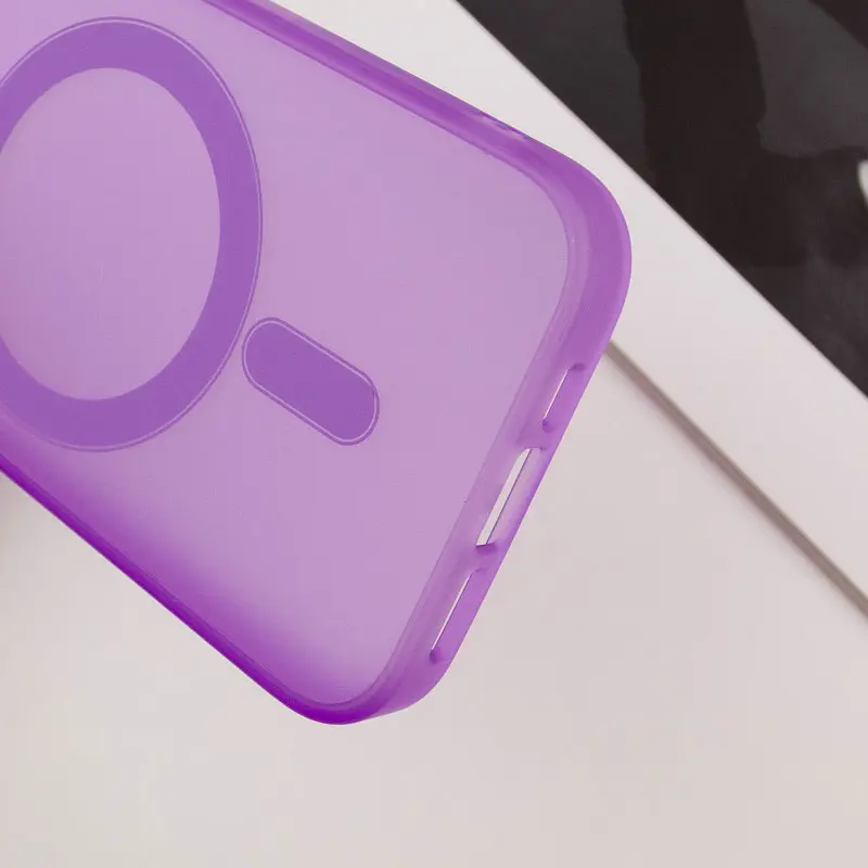 Чохол TPU+PC Lily with MagSafe для Apple iPhone 14 Pro (6.1) Purple - фото 8