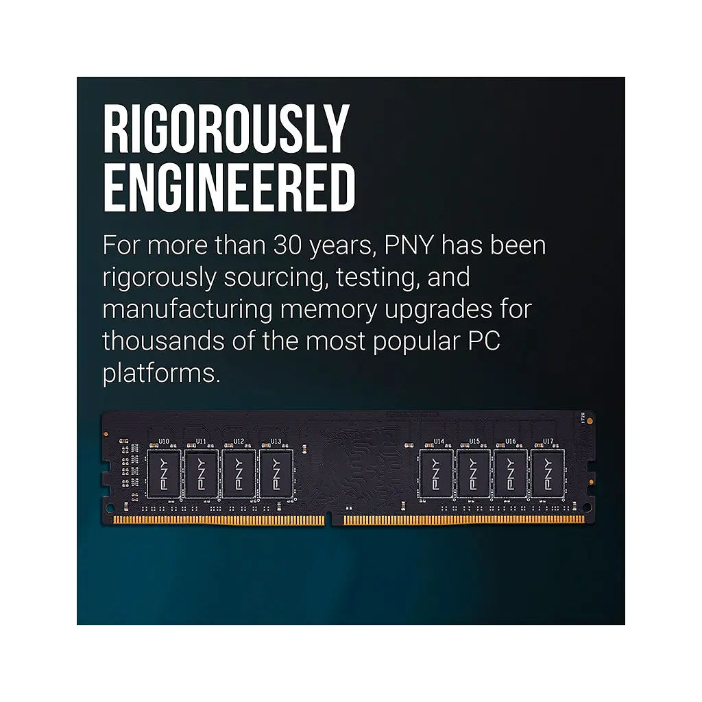 Модуль пам'яті для комп'ютера DDR4 8GB 3200 MHz PNY (MD8GSD43200-SI) - фото 8