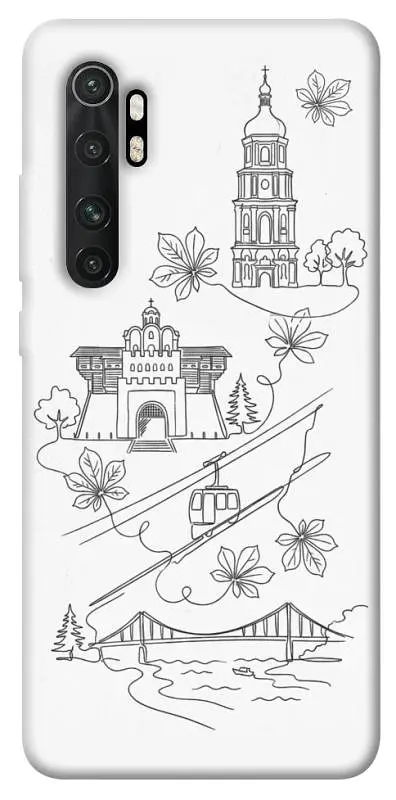 TPU чохол Demsky Kyiv spirit для Xiaomi Mi Note 10 Lite