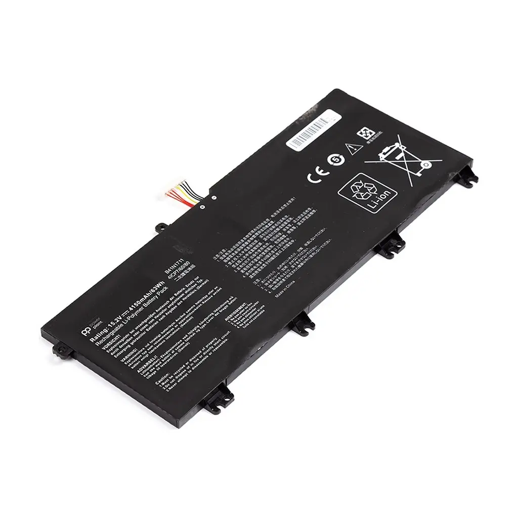 Акумулятор до ноутбука ASUS B41N1711-4S1P 15.2V 4150mAh PowerPlant (NB431670) - фото 2