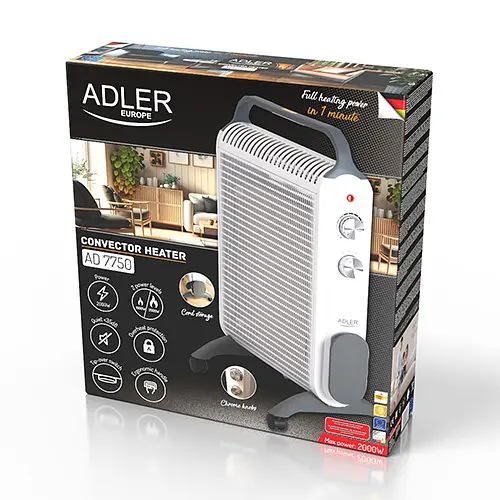 Конвекторний обігрівач Adler AD 7750 - фото 10