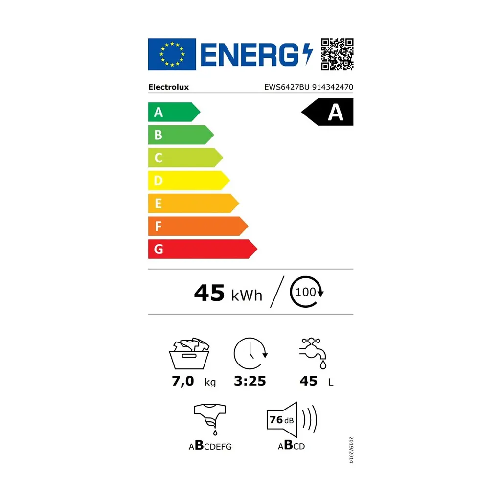 Пральна машина Electrolux EWS6427BU - фото 6