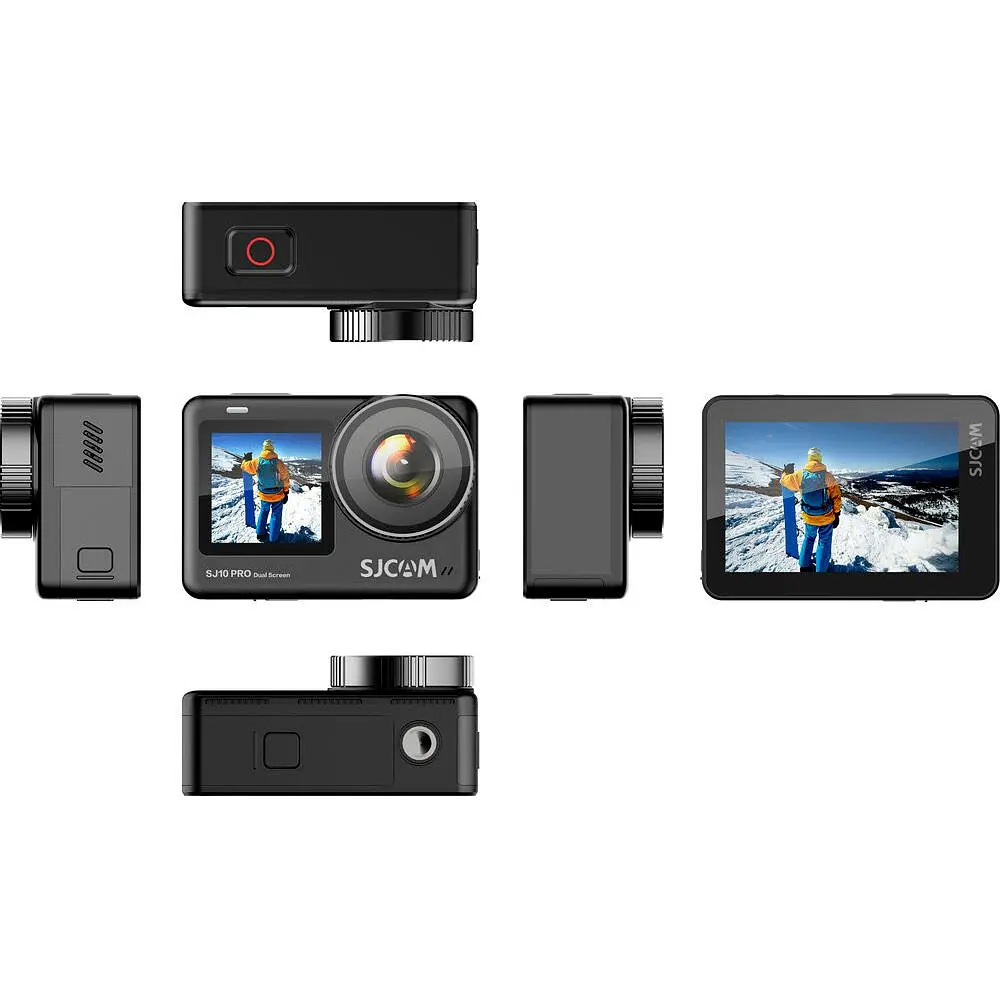 Екшн-камера SJCAM SJ10 Pro Dual-Screen Black [88563] - фото 14
