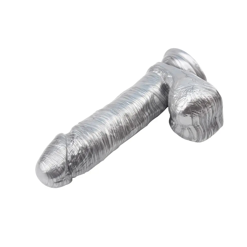 Фаллоимитатор Dark Muscle Ben Dover 19.5 серебристый - фото 3