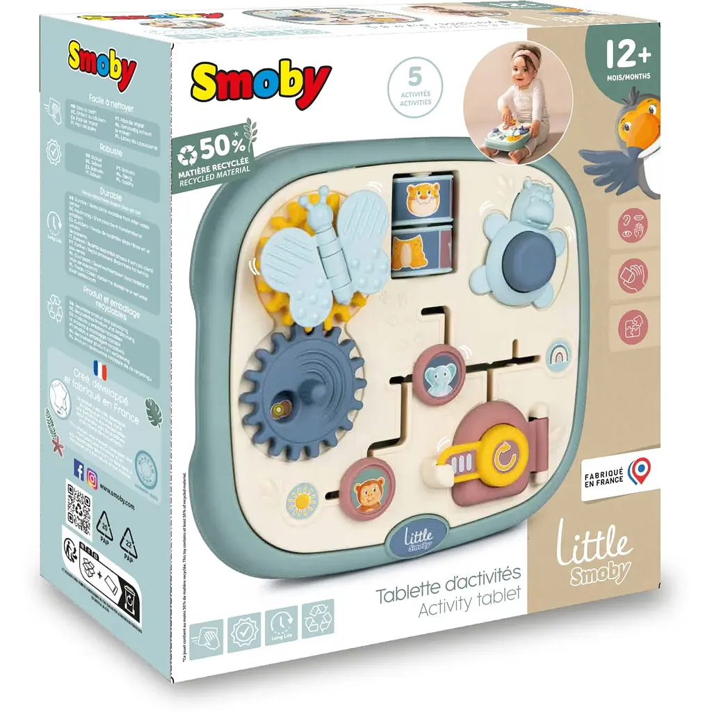 Бізіборд Smoby Little Активність функціональний 23.5х25х6.7 см (7600140317) - фото 2