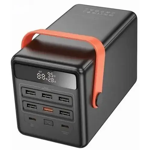 Аккумулятор портативный Hoco DB03 Max Centurion 65W 100000mAh черный - фото 4