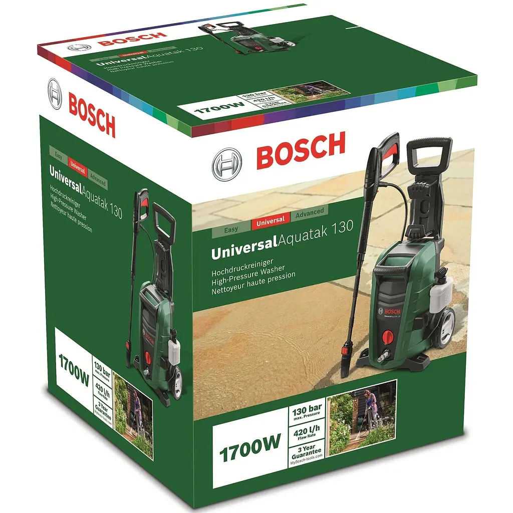 Мінімийка високого тиску Bosch UniversalAquatak 130 1700 Вт 130 бар 380 л/год (0.600.8A7.B00) - фото 4