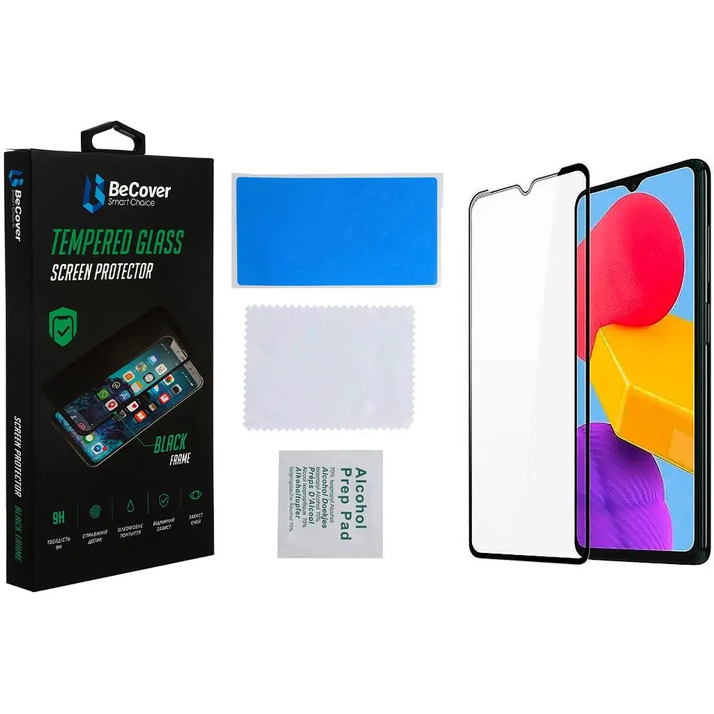 Захисне скло BeCover для Samsung Galaxy M13 SM-M135 Black (708150) - фото 3